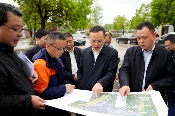 谈文胜到邵东、涟源调研督导石膏矿采空区综合治理与地灾防治工作